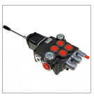 2-section hydraulic distributor with a joystick